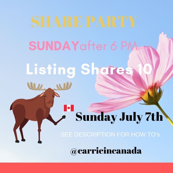 Sunday July 7 Evening Share Party - Join Us Pls - Picture 1 of 1